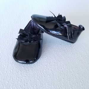 Baby Girls' Size 3 (6-9 Months) Shoes Black Dressy